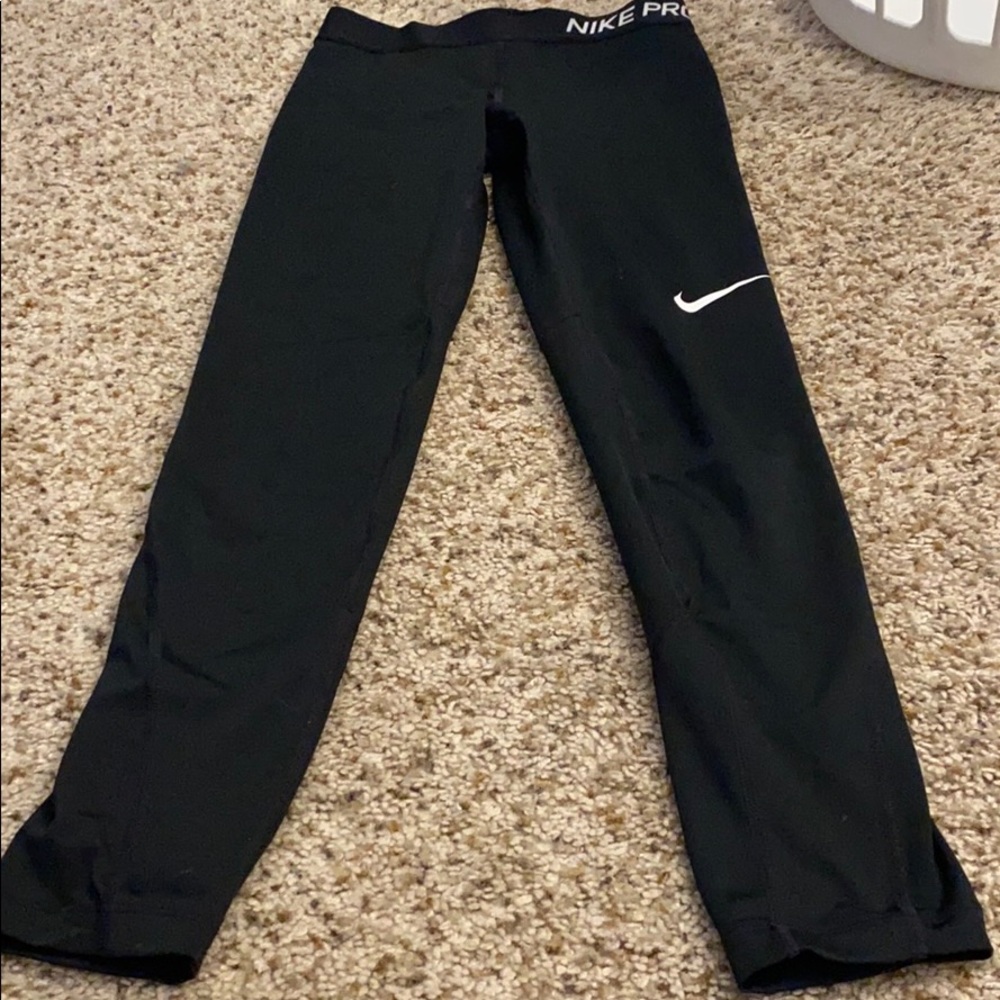 Black nike pro tights